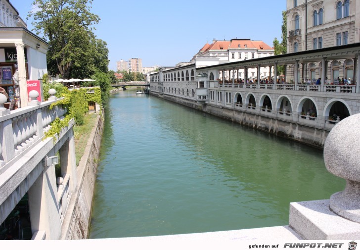 Impressionen aus Ljubljana, der Hauptstadt Sloweniens