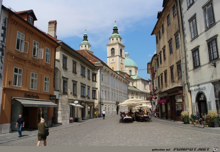 Impressionen aus Ljubljana, der Hauptstadt Sloweniens