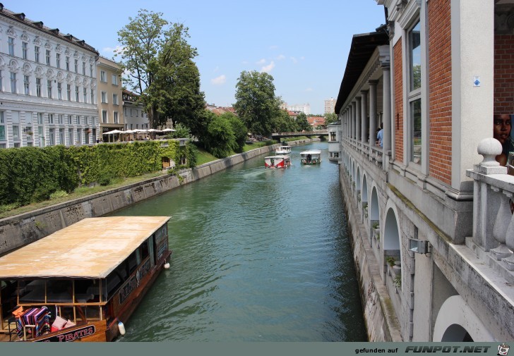 Impressionen aus Ljubljana, der Hauptstadt Sloweniens