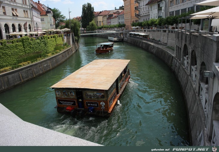 Impressionen aus Ljubljana, der Hauptstadt Sloweniens