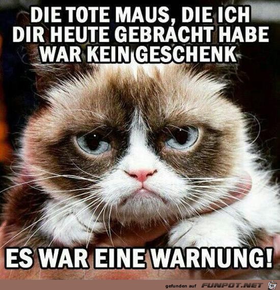 Eine Warnung Eine Warnung