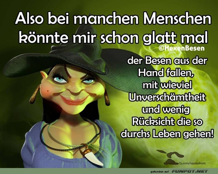 Besen aus der Hand fallen Besen aus der Hand fallen