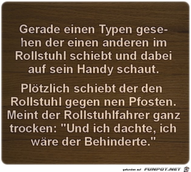 Rollstuhlfahrer Rollstuhlfahrer