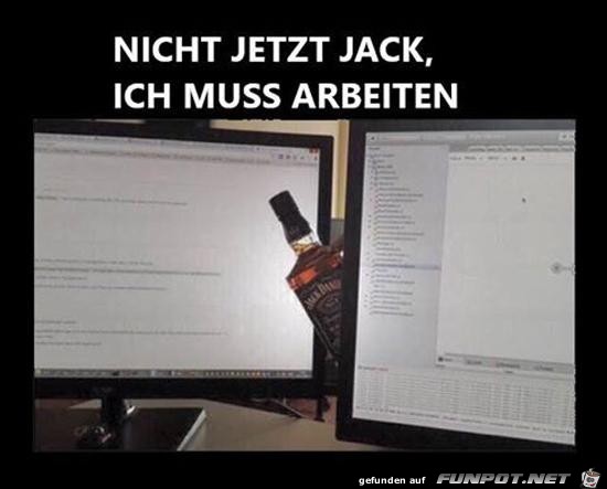 Nicht jetzt Jack Nicht jetzt Jack