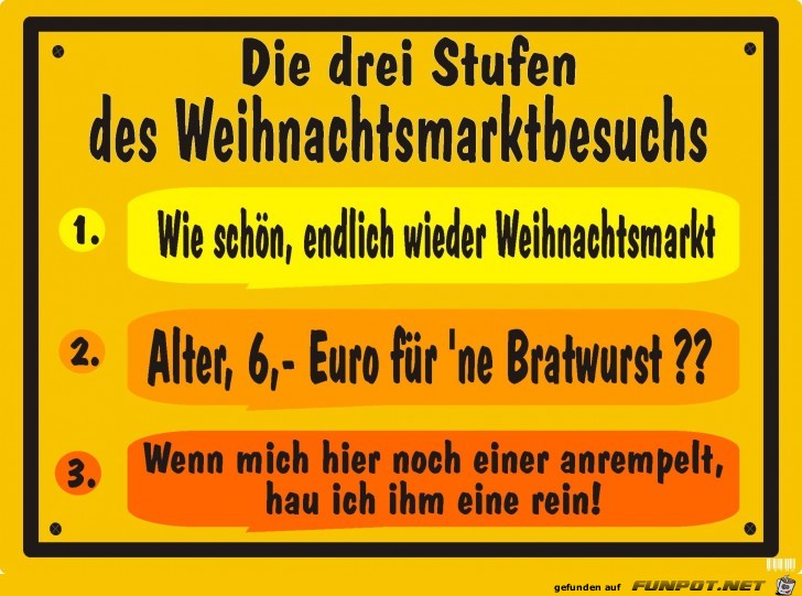 Schild Weihnachtsmarkt