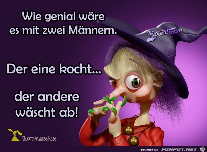 Genial waere es mit zwei Maennern Genial waere es mit zwei Maennern