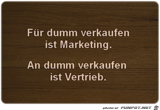 Fuer dumm verkaufen Fuer dumm verkaufen
