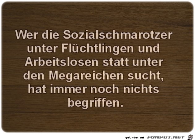 Sozialschmarotzer