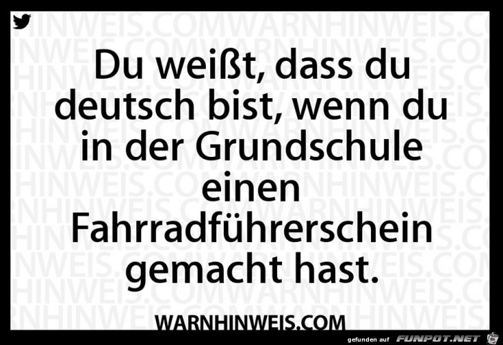 Du weißt das Du Deutscher bist Du weißt das Du Deutscher bist