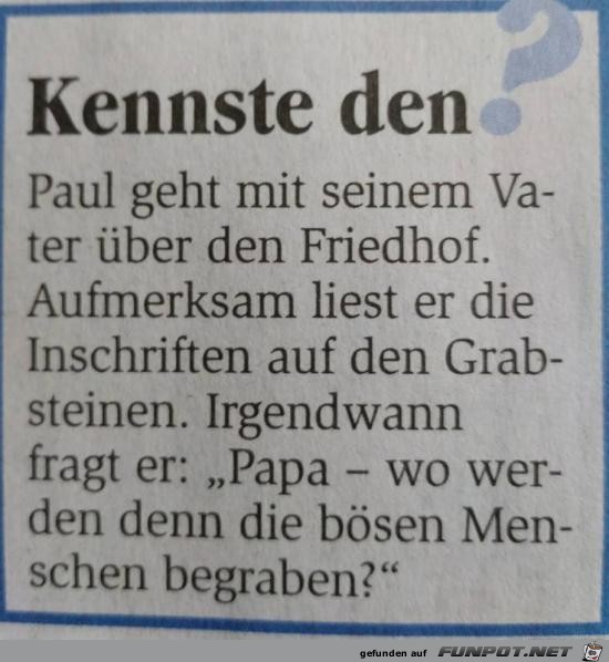Kennste den ....... Kennste den .......