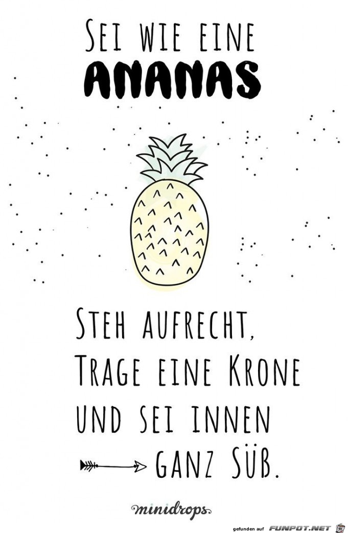 Wie eine Ananas Wie eine Ananas