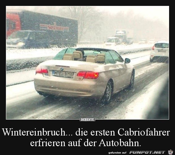 Wintereinbruch.......