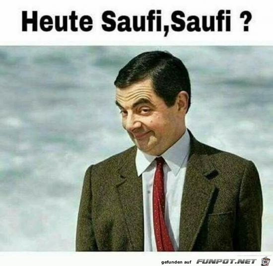 Mr. Beans typischer Gesichtsausdruck