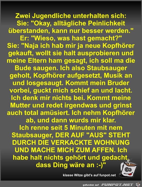 Zwei Jugendliche unterhalten sich Zwei Jugendliche unterhalten sich
