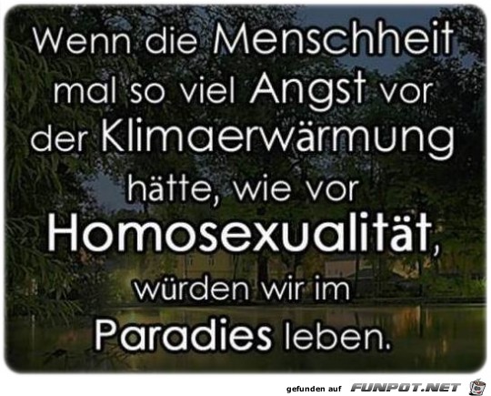 Wenn die Menschheit.. Wenn die Menschheit..