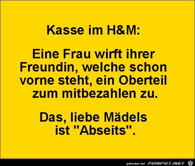 Abseits Abseits