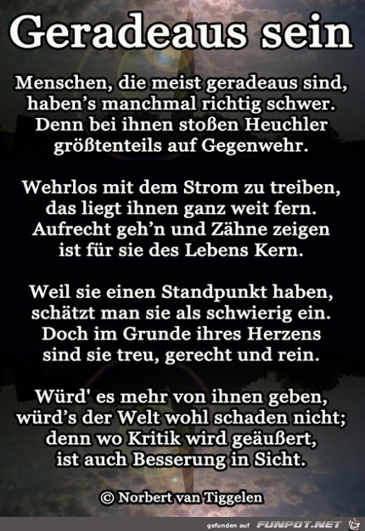 Geradeaus sein 2017 Geradeaus sein 2017
