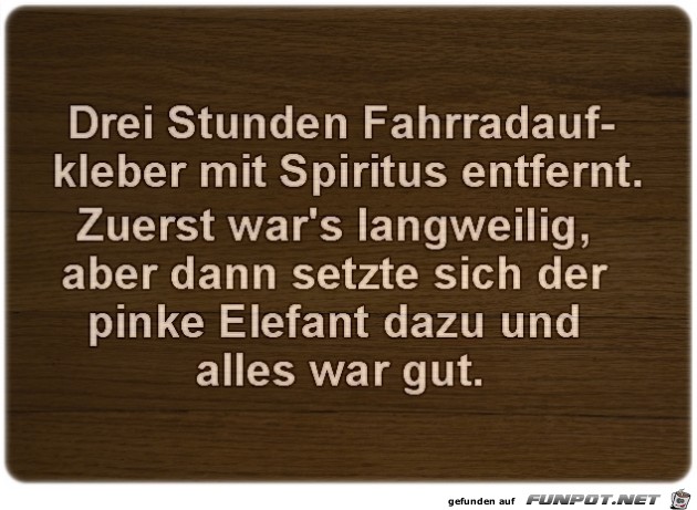 Drei Stunden... Drei Stunden...