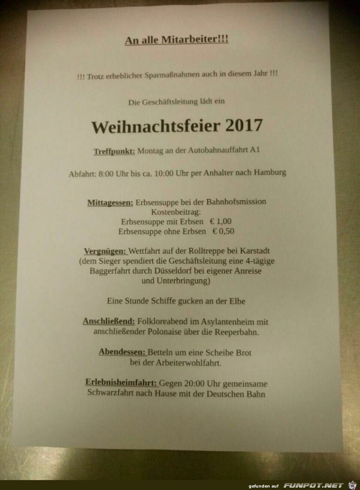 Weihnachtsfeier 2017