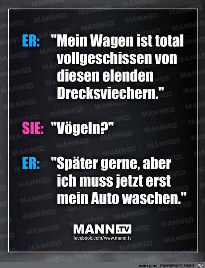 Mein Wagen ist...