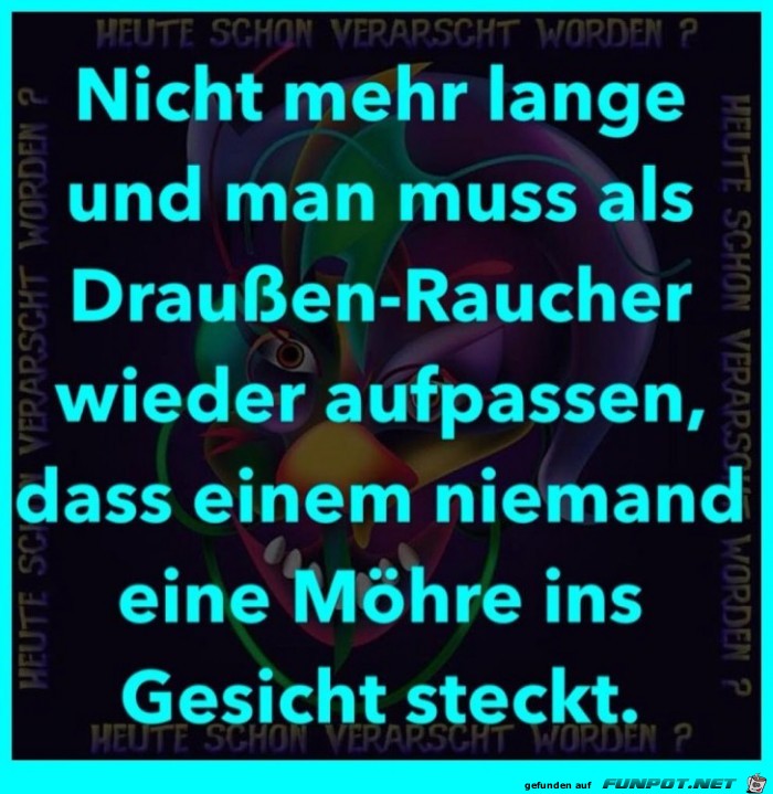 Draussen-Raucher