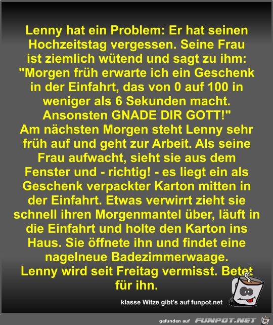 Lenny hat ein Problem Lenny hat ein Problem