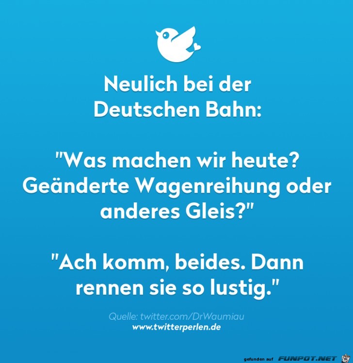 Neulich bei der DB Neulich bei der DB
