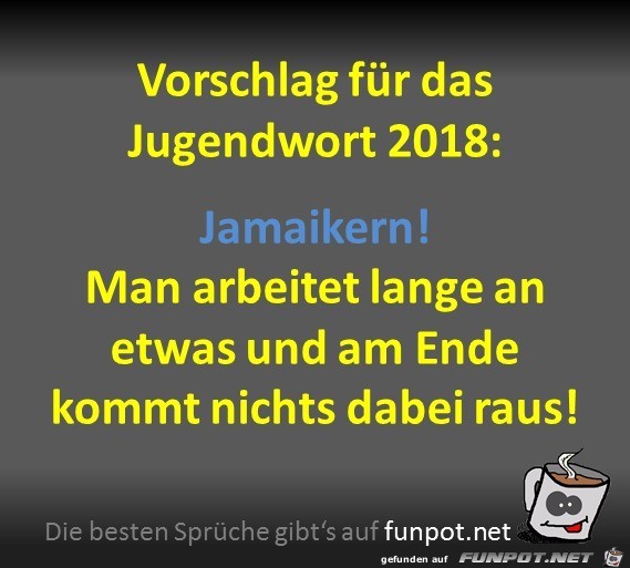 Jugendwort 2018 Jugendwort 2018