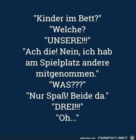 Kinder im Bett?..... Kinder im Bett?.....