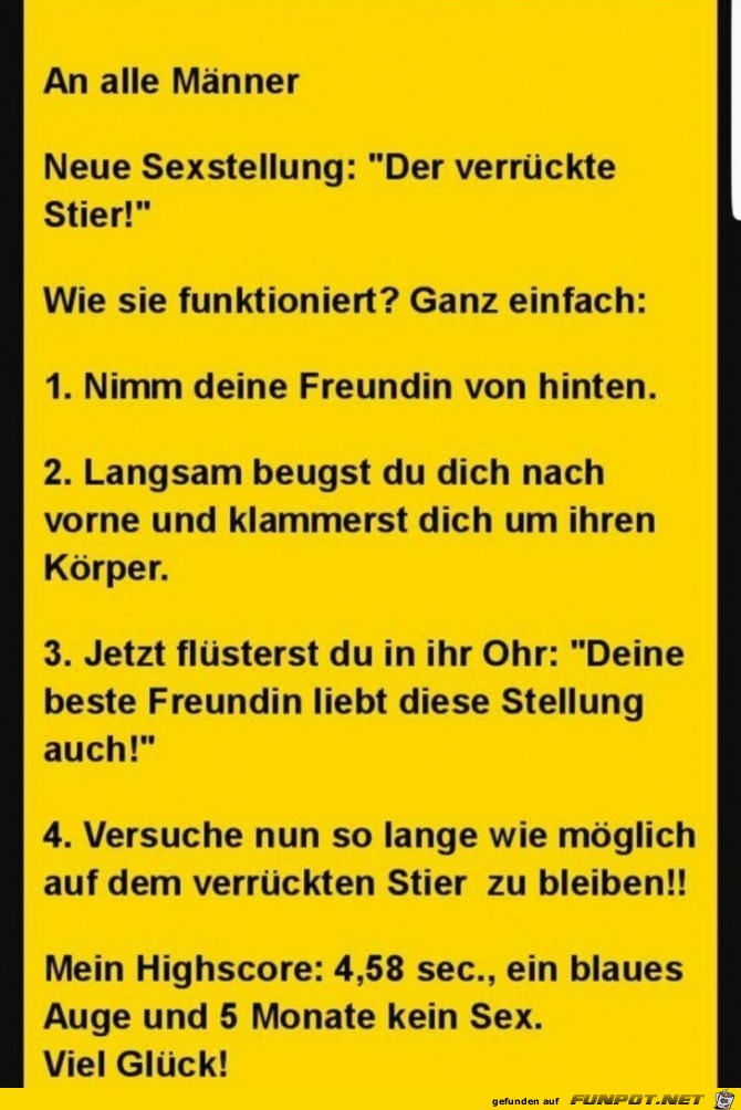 Neue Sexstellung Neue Sexstellung