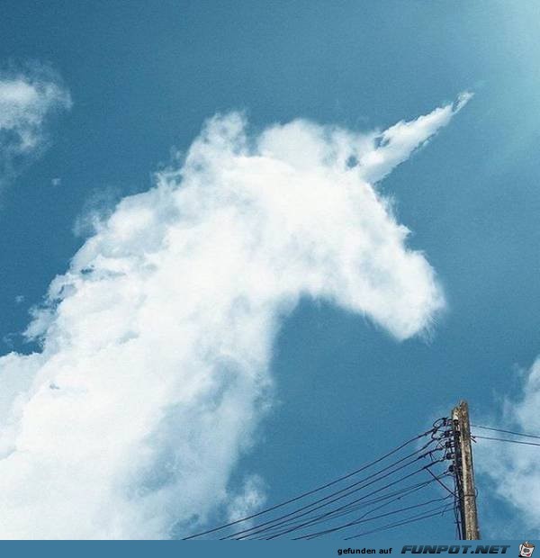 Wolken-Einhorn