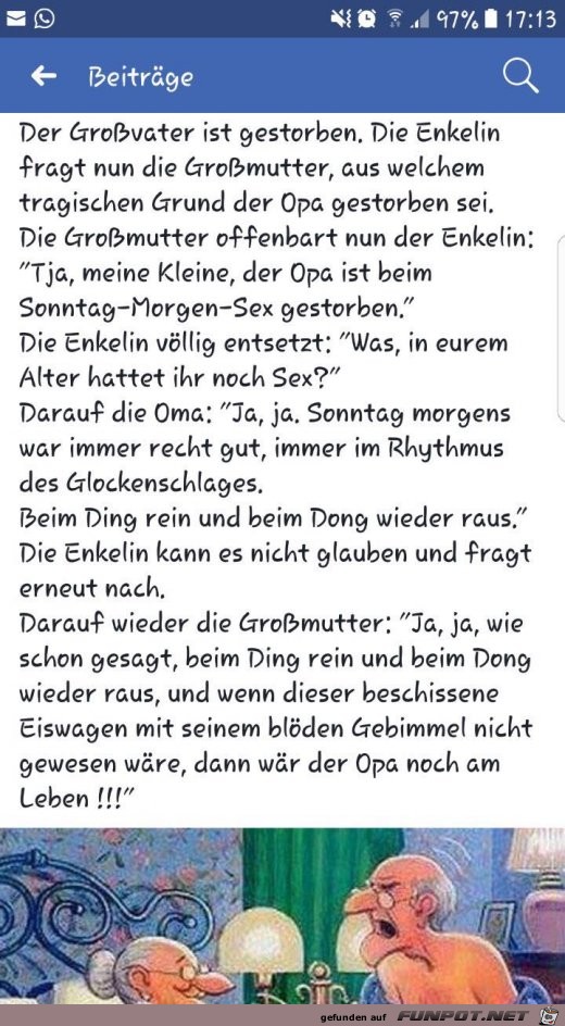 Opa beim sex gestorben Opa beim sex gestorben