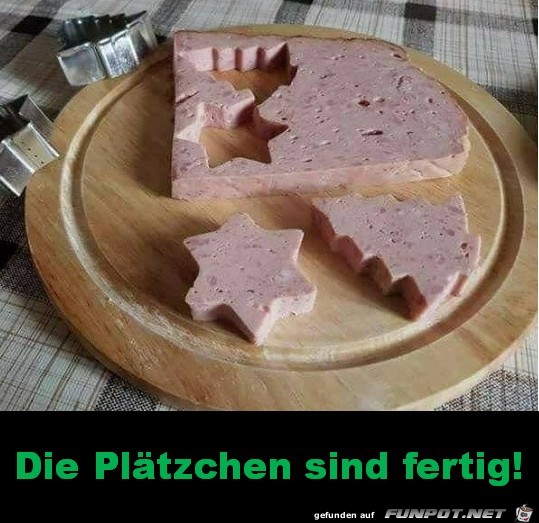 Plätzchen sind fertig Plätzchen sind fertig