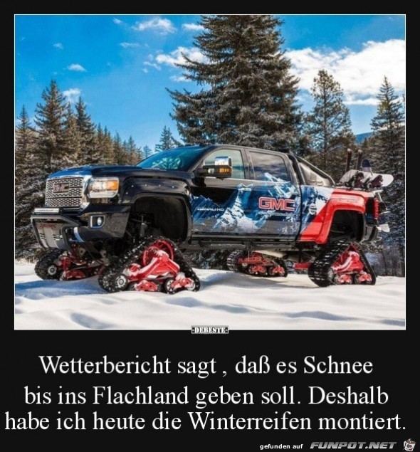 Winterreifen sind drauf Winterreifen sind drauf