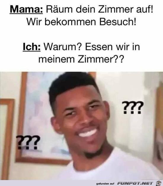 Rum dein Zimmer auf