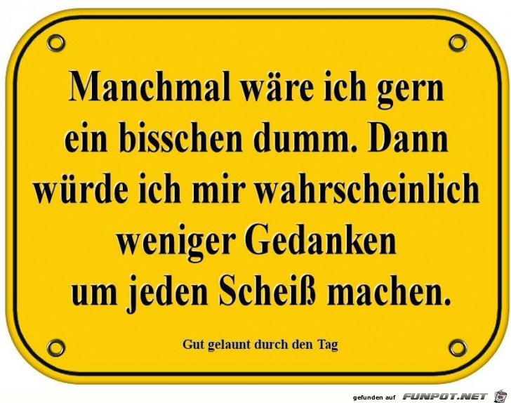 Manchmal