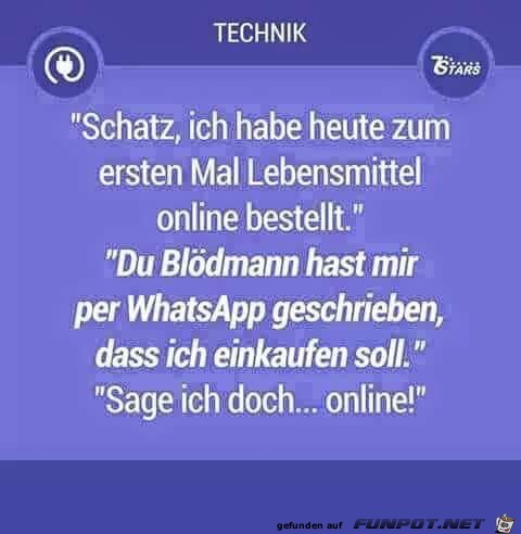 Online einkaufen