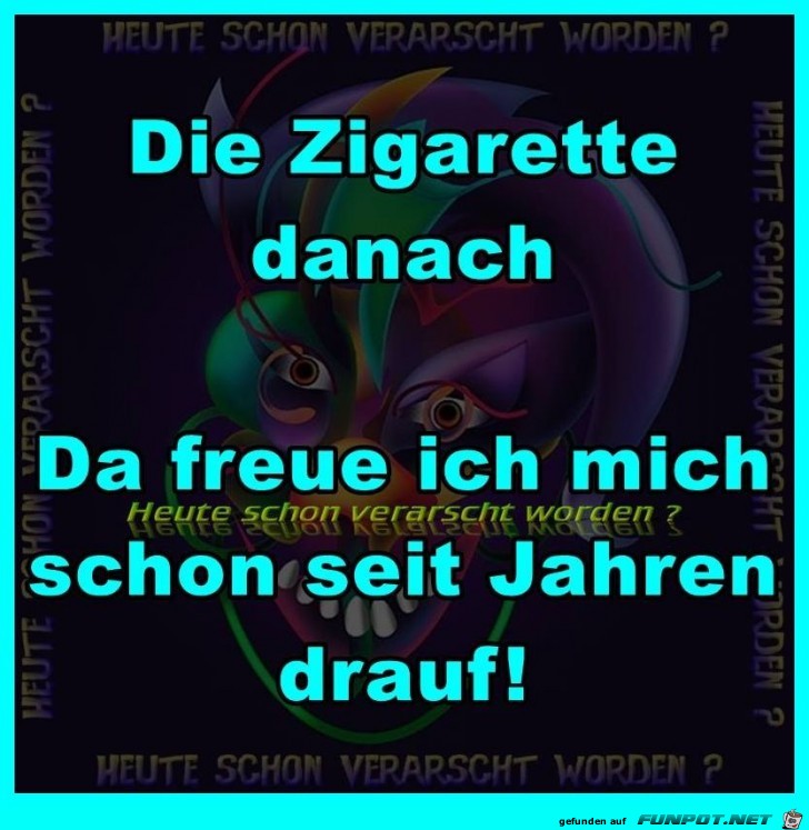 Die Zigarette danach