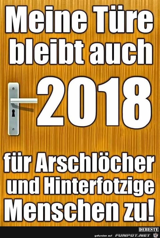 meine Tre blebt auch 2018.....