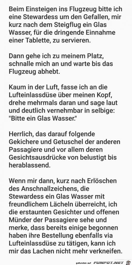 Beim Einstegen ins Flugzeug........