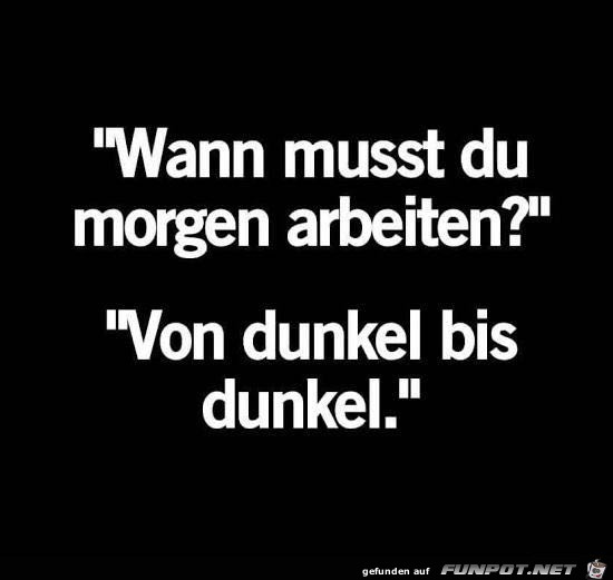 von Dunkel zu Dunkel