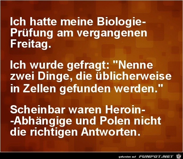 Falsche Antworten Falsche Antworten