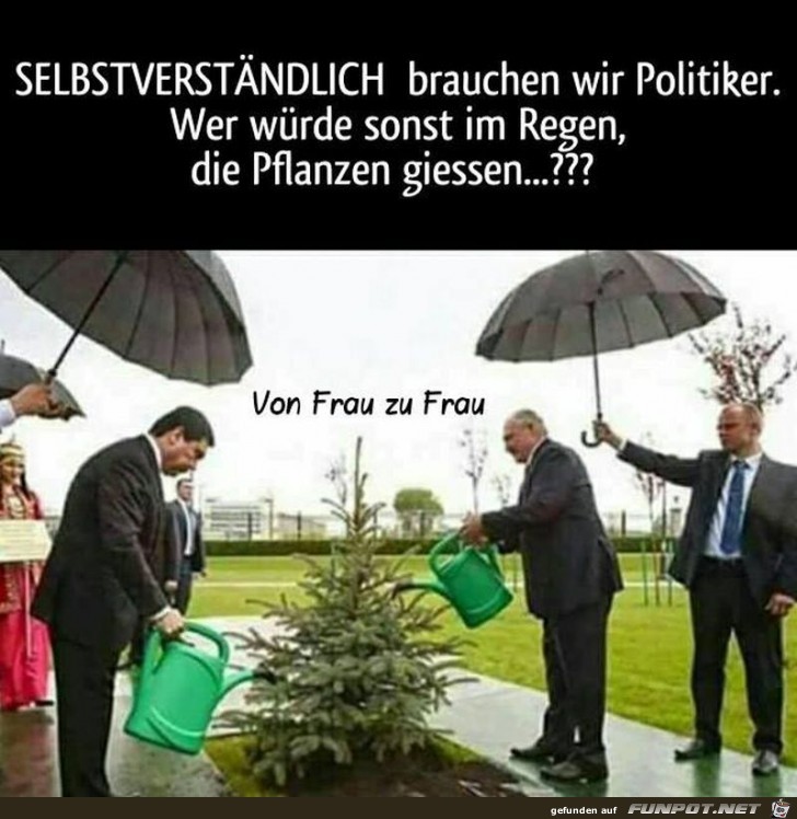 Wir brauchen Politiker Wir brauchen Politiker
