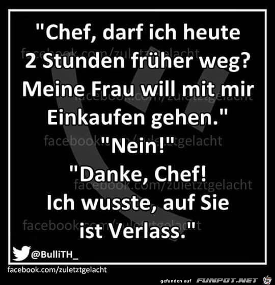Frage an den Chef Frage an den Chef