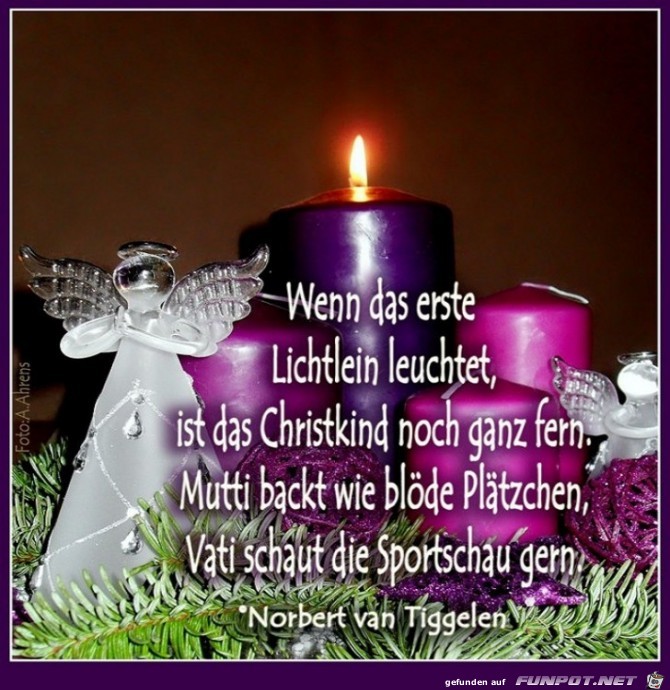 Erstes Lichtlein 2017 Erstes Lichtlein 2017