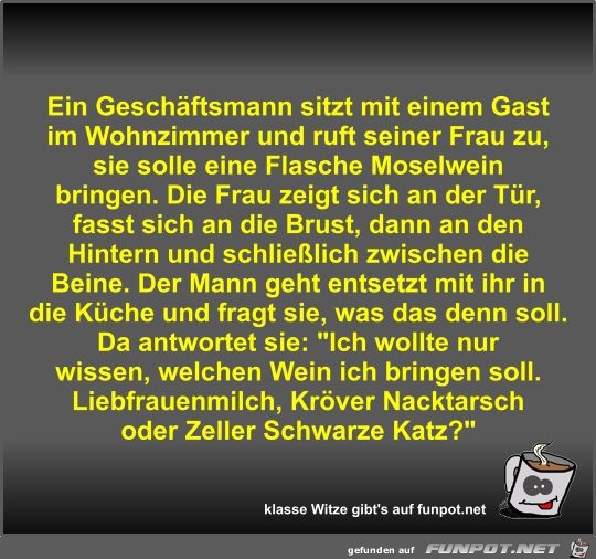 Ein Geschäftsmann sitzt mit einem Gast im Wohnzimmer und... Ein Geschäftsmann sitzt mit einem Gast im Wohnzimmer und...