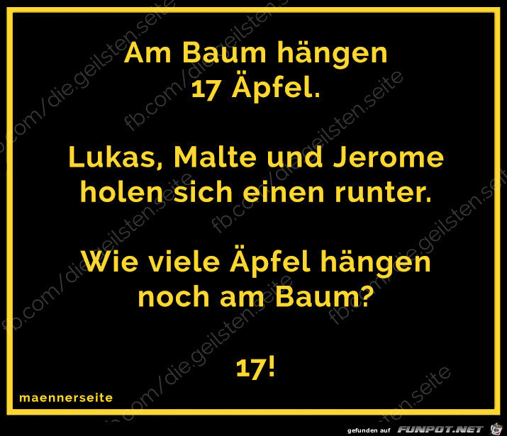 17 Aepfel 17 Aepfel
