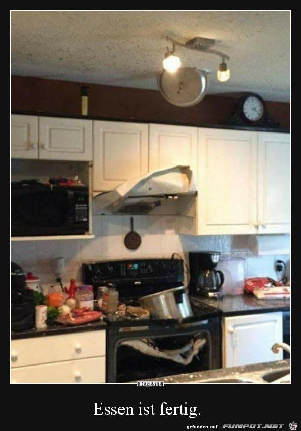 Essen ist fertig Essen ist fertig