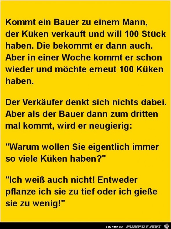 kommt ein Bauer zu einem Mann......... kommt ein Bauer zu einem Mann.........