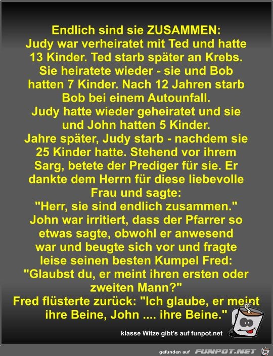 Endlich sind sie ZUSAMMEN Endlich sind sie ZUSAMMEN